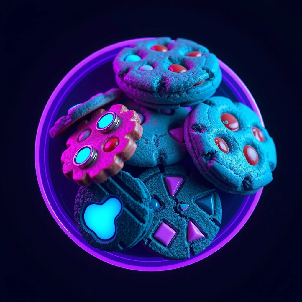 Ilustración de cookies digitales