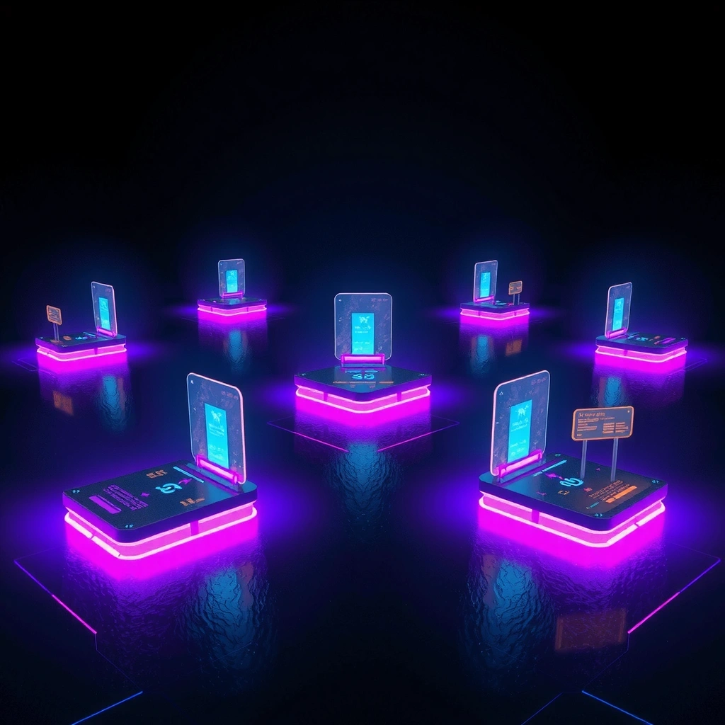 Juego de Estrategia Espacial - Escena futurista con elementos espaciales